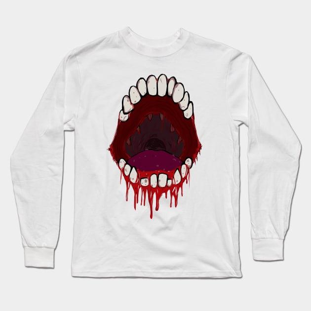 Mouth Long Sleeve T-Shirt by Psychonautic